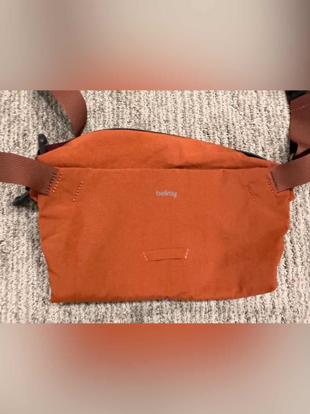 Bellroy Orange Sling Pouch